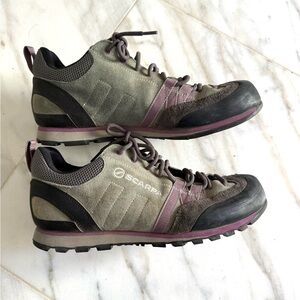 Scarpa Crux Grey & Purple Women’s Shoes size 41 EU, US Women 9, US Men 8